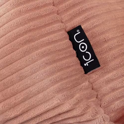 icon Dalton Cord Adult Bean Bag Chair Set of 2, Pink – 5