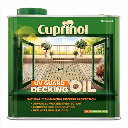 Cuprinol UV Guard Decking Oil Natural 2.5L – 2