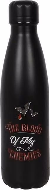 Something Different The Blood Of My Enemies Stainless Steel Water Bottle, Black, 500 ml – 1