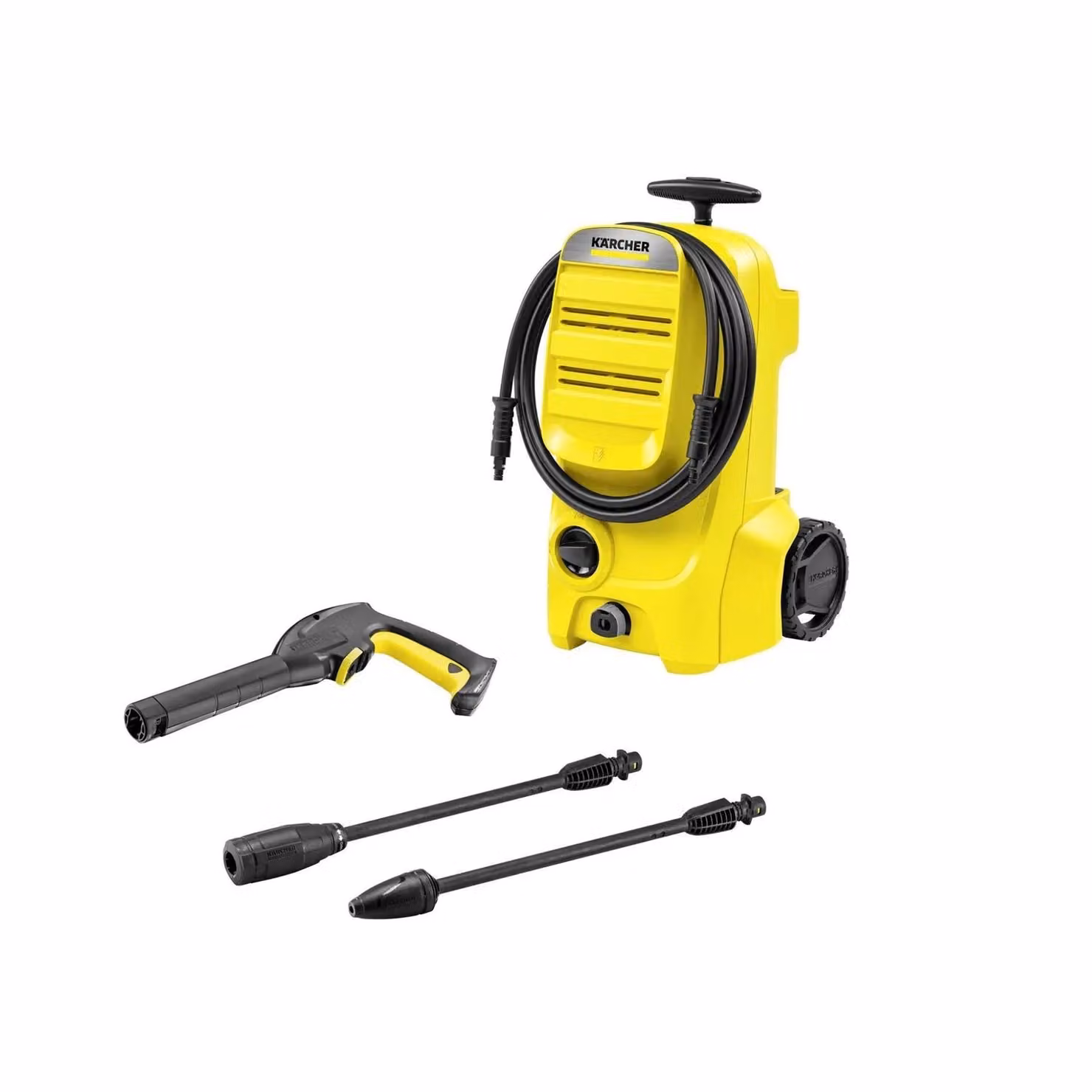 Karcher K 3 Classic Pressure Washer, 120 Bar, Yellow and Multicolour