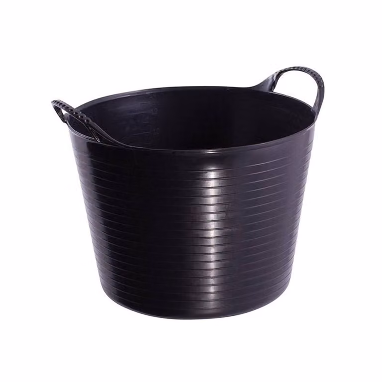 Red Gorilla Black Rubber Mortar Tub