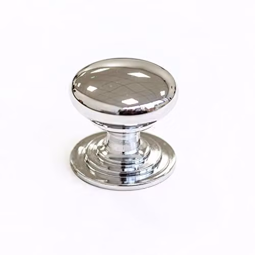 42mm Polished Chrome Round Knob for Furniture and Cabinets – 1