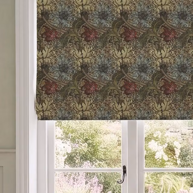 HOUSE Llewelyn-Bowen Morris Major Printed Made To Measure Roman Blind in Florentine Multicolour