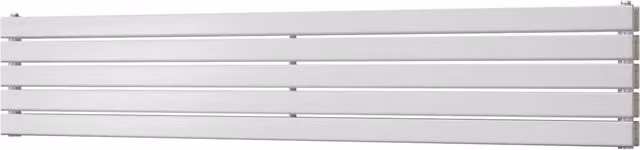 UK Radiators Typhoon Axis White Horizontal Designer Double Panel Radiator W: 180 cm, H: 34 cm – 1