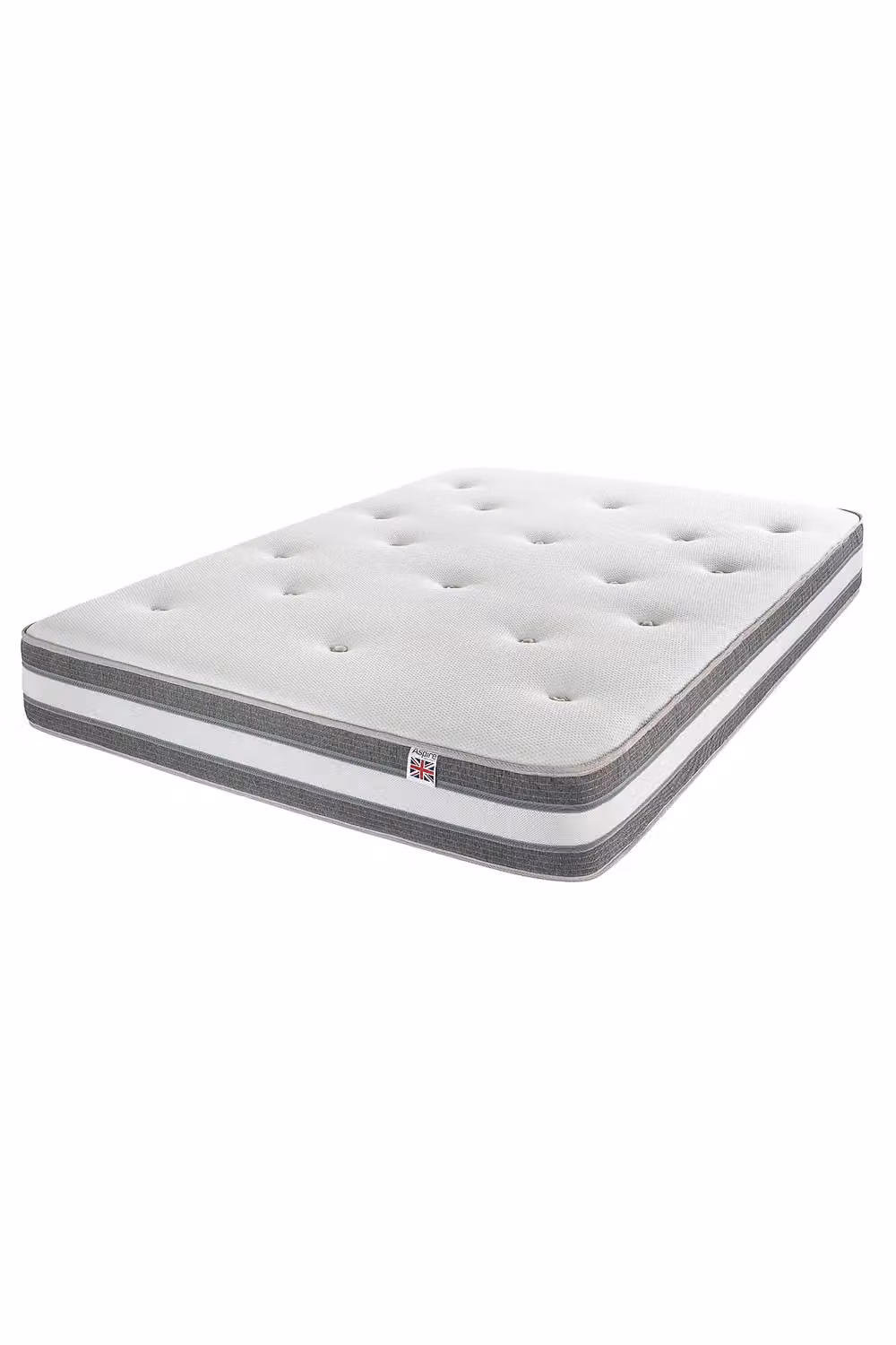 Aspire Duo Breathe Airflow Pocket+ Mattress in White, Size: Double (140 x 200 cm) – 2
