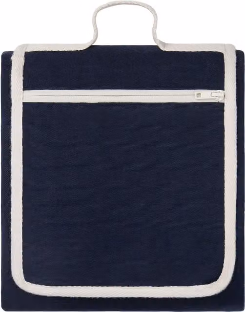 Vinga Volonne Blue Canvas Picnic Blanket with Carry Handle