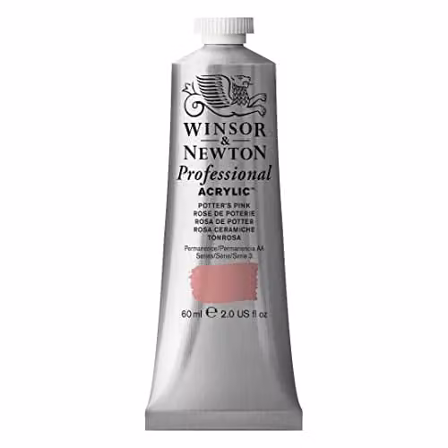 Winsor & Newton Professional Acrylic Colour Potters Pink, 60 ml – 1