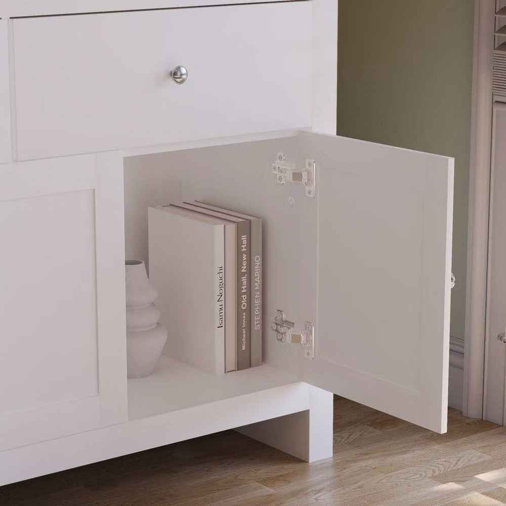 HD Designs Vida Designs Arlington 2 Drawer 3 Door Sideboard in White – 4