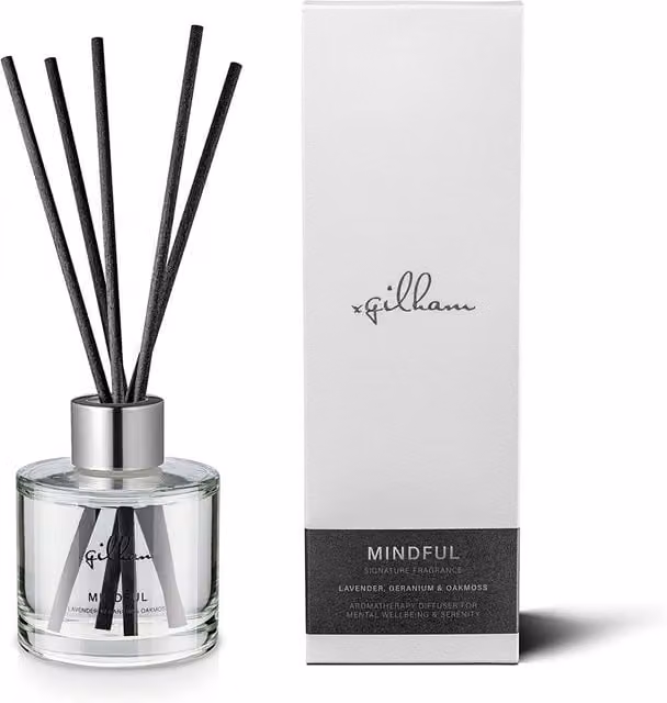 xgilham Floral Scented Reed Diffuser, 115ml, Transparent Glass – 1