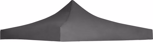 Berkfield Home Party Tent Roof, PVC-Coated, Anthracite and Black, W/D/H: 300 x 300 cm – 1