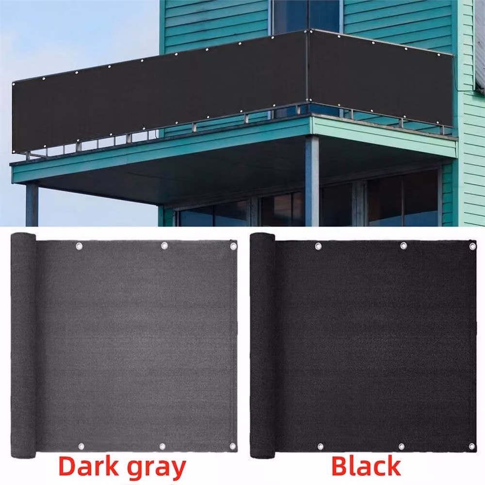 Nordara Black HDPE Outdoor Privacy Fence Net and Balcony Cover, Width: 100 cm – 5