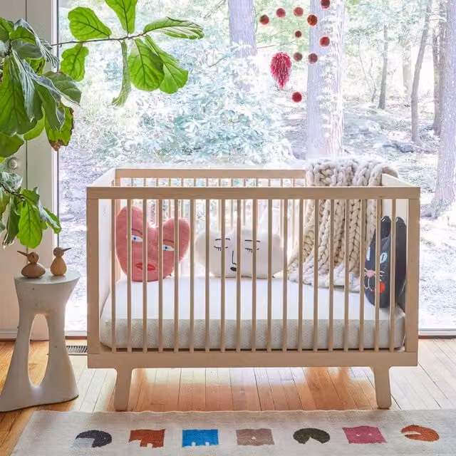 Oeuf NYC Sparrow Cot Bed in Birch – 1