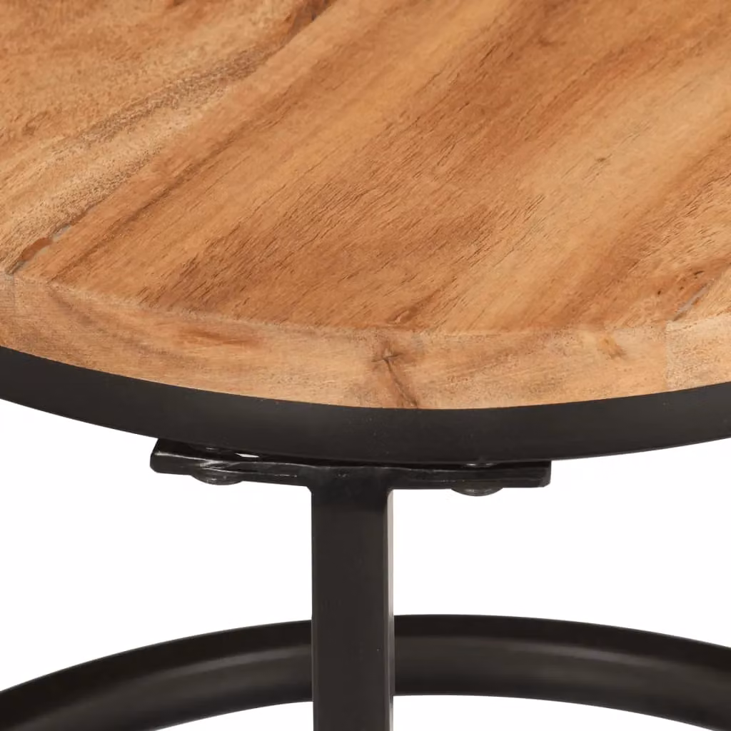 Berkfield Home Nesting Tables, Set of 3, Solid Acacia Wood, Brown – 4