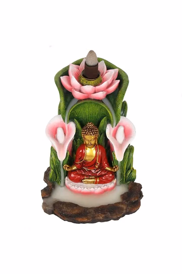 KDMD Multicolour Buddha Backflow Incense Burner – 2