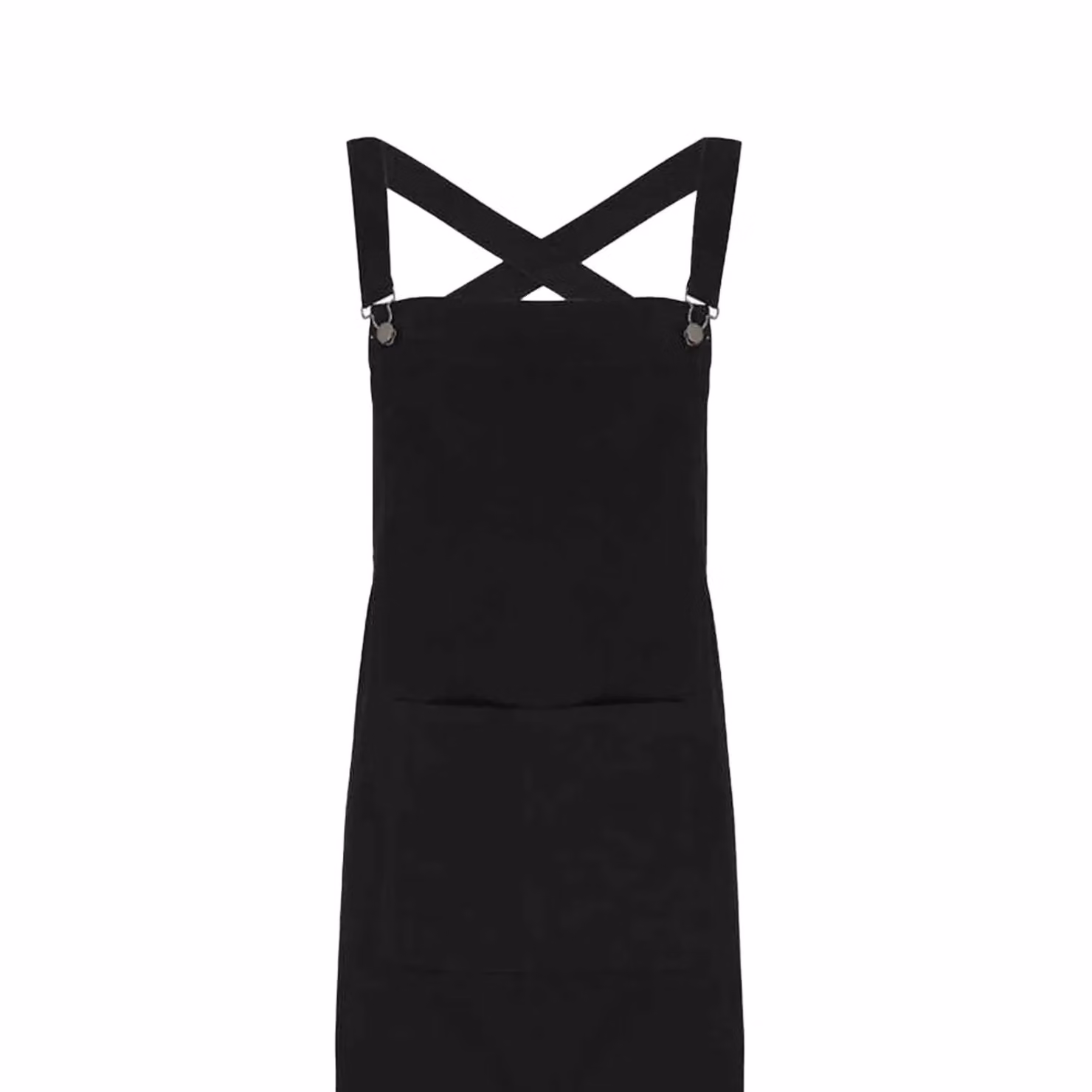 Premier Cross Back Barista Bib Apron in Black – 2