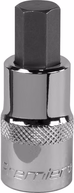 Loops 10mm Forged Hex Socket Bit 1/2 inch Square Drive Chrome Vanadium Wrench Socket in Silver and Multicolour – 1