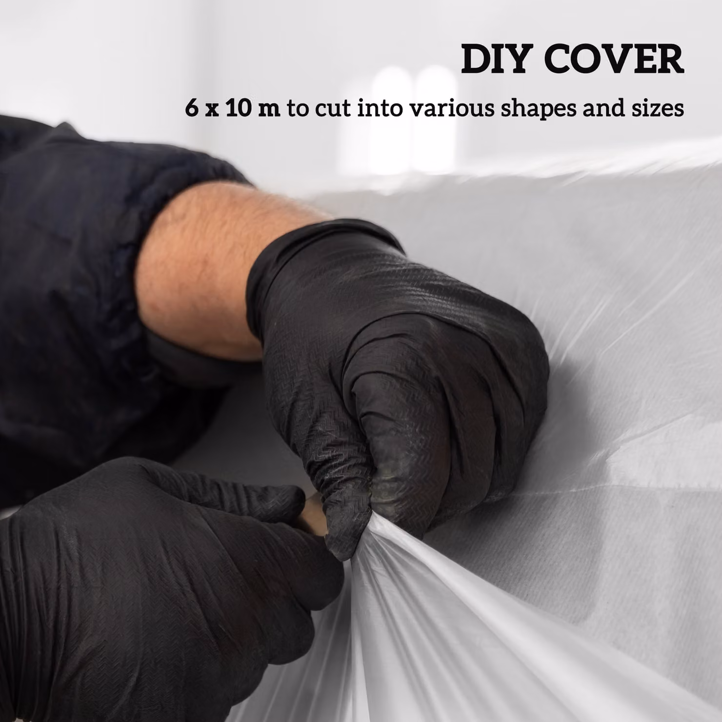 Outsunny Clear Polypropylene Greenhouse Cover Replacement, UV Resistant Waterproof Plastic Polytunnel Cover, 6 x 10m – 4