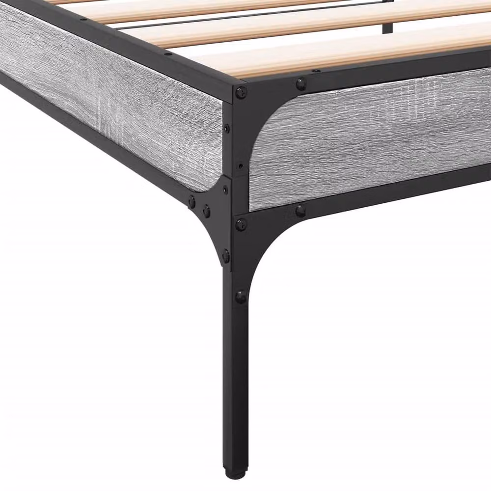 Berkfield Home Grey Sonoma Bed Frame W/D/H: 90 x 200 cm – 3