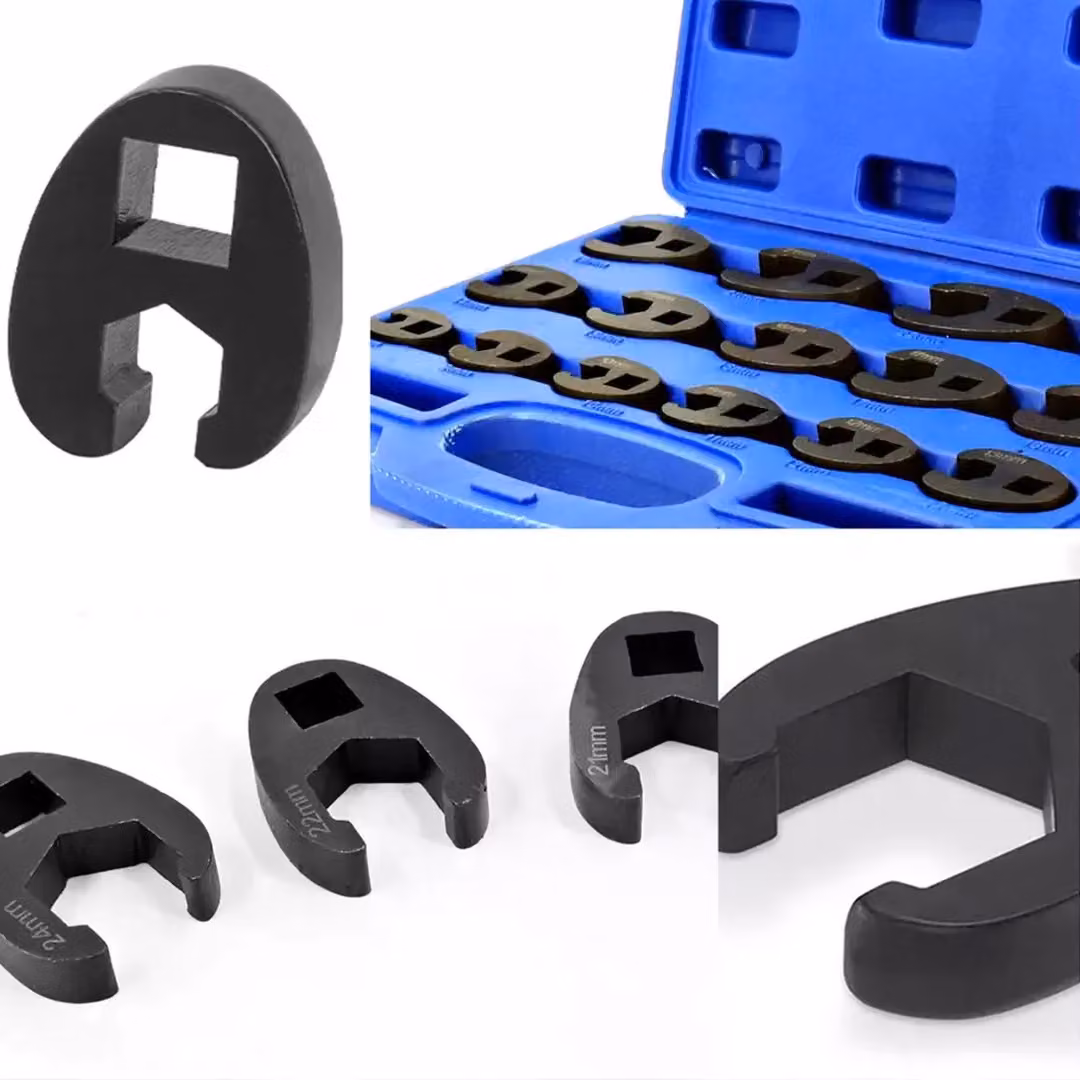 SPETLEK 17pc Metric Crowfoot Wrench Set 8-24mm Blue – 5