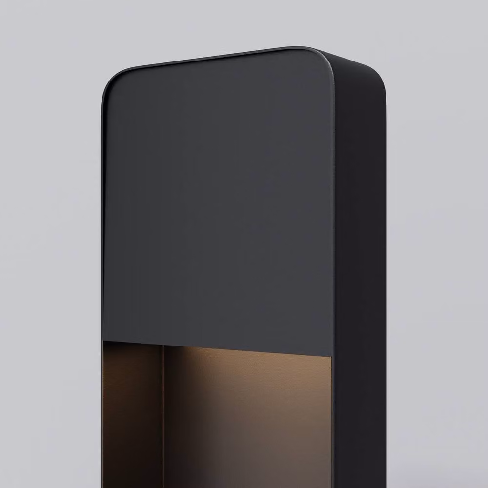 Netlighting Porte Outdoor LED Bollard, Black, 250lm, 3000K Warm White, IP54 – 2