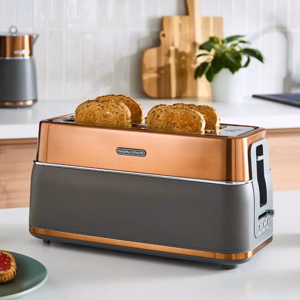 Morphy Richards Signature 4-Slice Metal Toaster in Copper and Multicolour – 2