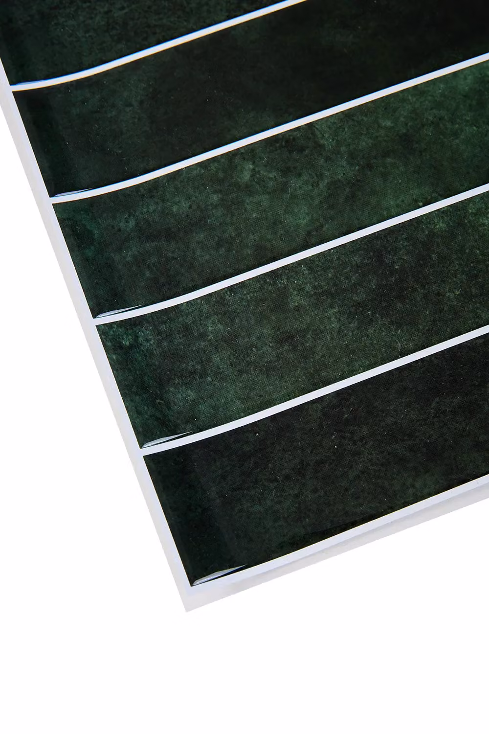 Living and Home 10-Piece 3D Rectangle Straight Pattern Self-Adhesive Wall Tile Stickers in Dark Green – 6