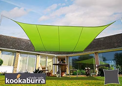 Primrose Square Water Resistant Sun Shade Canopy in Green – 3