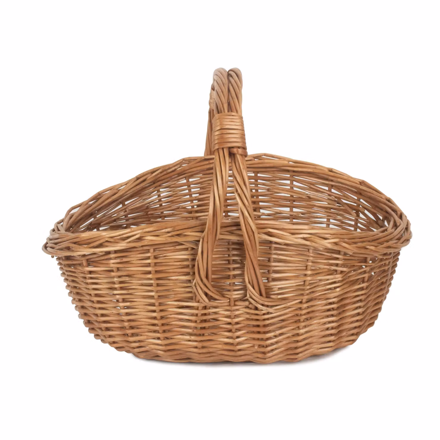 Red Hamper Traditional Wicker Cookery Shopper Basket in Brown, W/D/H: 42 x 30 x 18 cm – 2
