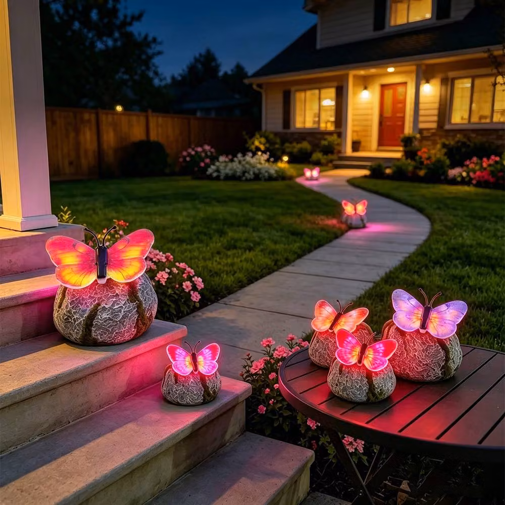 Quipulse Green Butterfly Decorative Simulation Lawn Light – 3