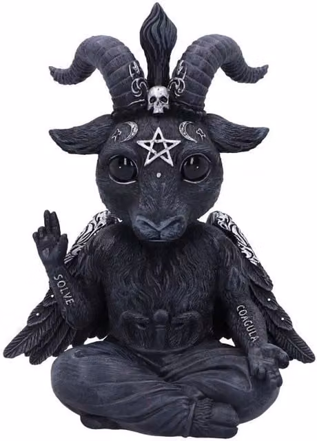 Nemesis Now Baphoboo Exclusive Cult Cutie Baphomet Figurine, Black, Height: 14 cm