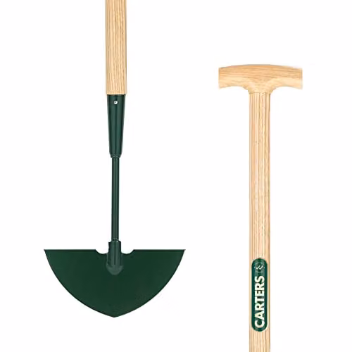 PDL Pegdev Carbon Steel Half Moon Lawn Edging Iron with 36 inch Ash Handle – 1