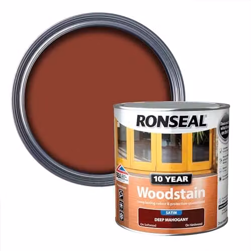 Ronseal Woodstain Deep Mahogany Brown 2.5L