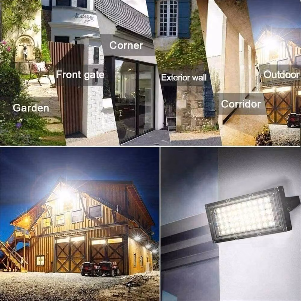 Kelvenix 2X 50W Waterproof LED Outdoor Floodlight in Black with White Light – 5