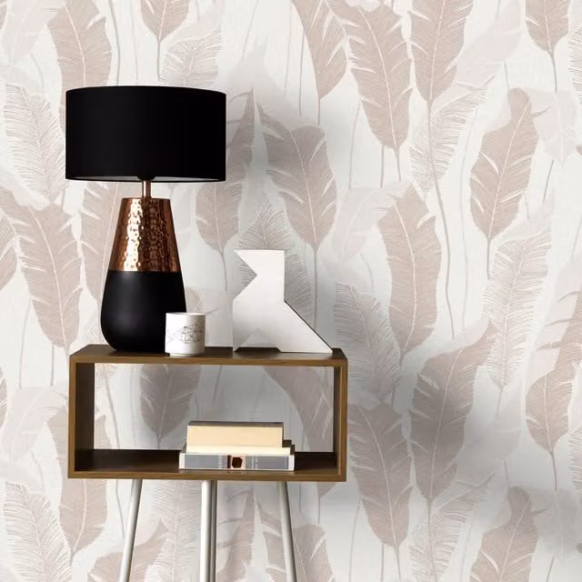 Erismann Beige Botanical Floral Wallpaper