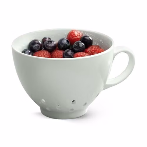 Zeal Melamine Berry Colander with Handles, Green, 10 cm – 1