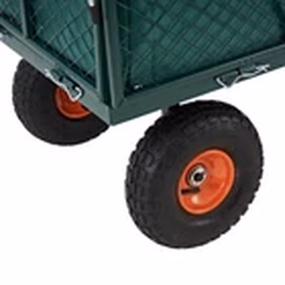 EONLION Green Garden Tool Trolley Cart with 4 Wheels and 300kg Capacity – 3