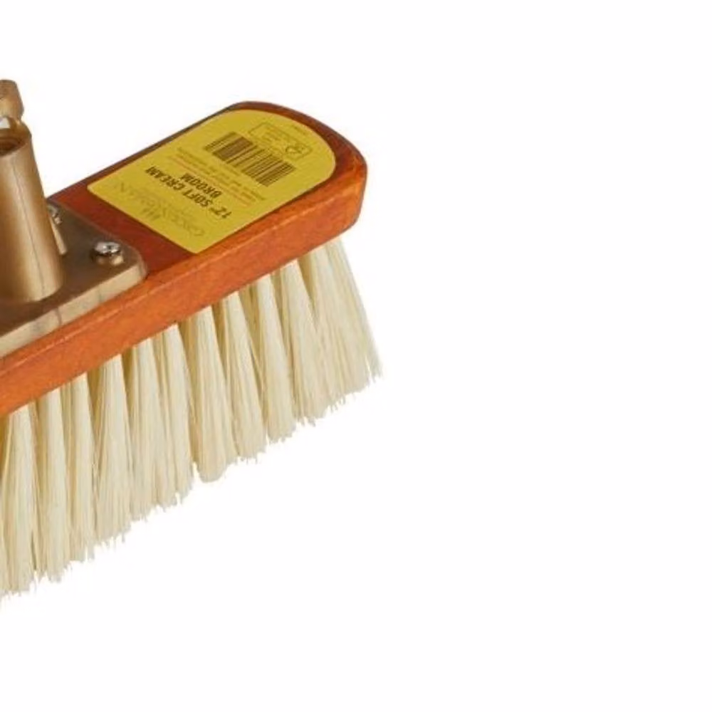 Groundsman Soft PVC Broom Head in Beige, Width: 30.48 cm – 2