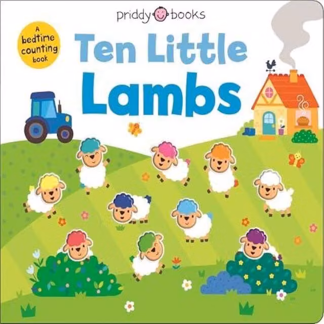 Priddy Books Ten Little Lambs Little Squishies Multicolour Silicone Board Book