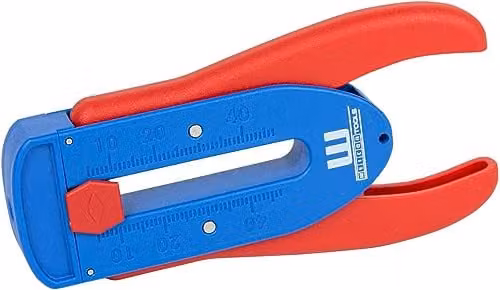 Weicon Precision Wire Stripper S for fine wires and conductors, red and blue – 1