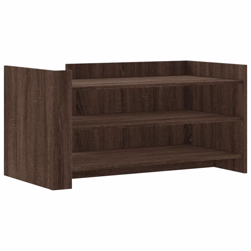Berkfield Home Brown Oak Coffee Table in Engineered Wood W/D/H: 100 x 50 x 50 cm – 2