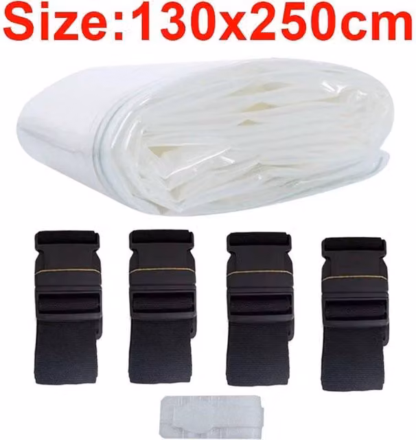 PAWNORA Clear Vacuum Seal Mattress Storage Bag