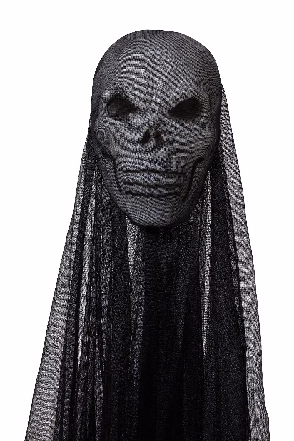 Living and Home Halloween Hanging Black Ghost Decoration with Voice-Controlled Glowing Skull – 2