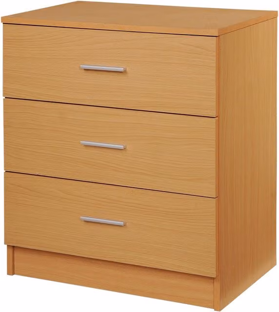 Timber Art Design Rio Costa 3 Drawer Chest in Brown – 1
