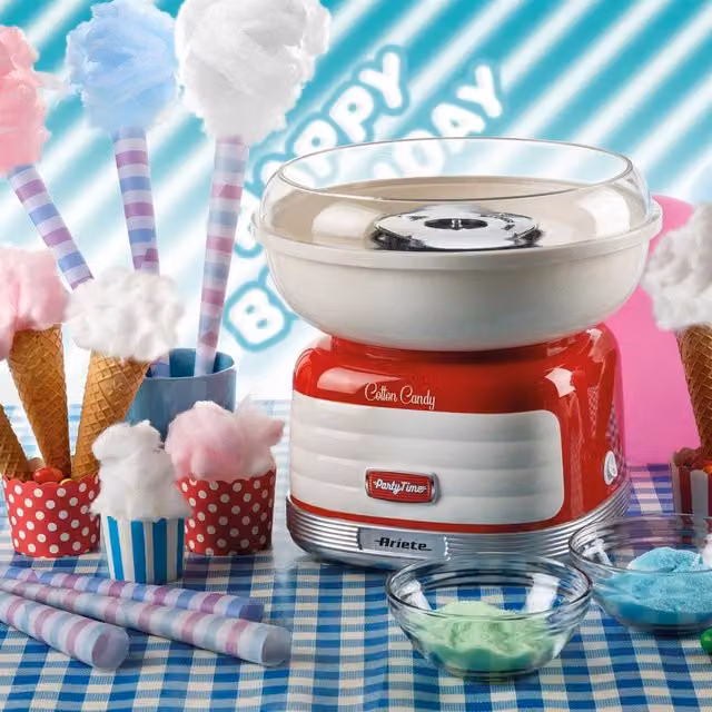 Ariete Retro Style Candy Floss Maker, 450W, Red – 2