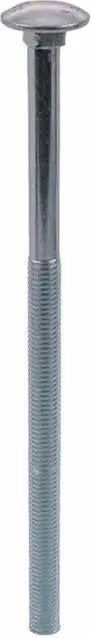 Unifix Grade 4.8 Galvanised Steel Cup Square Hex Bolts, M8 x 200 mm, Silver, Box of 25