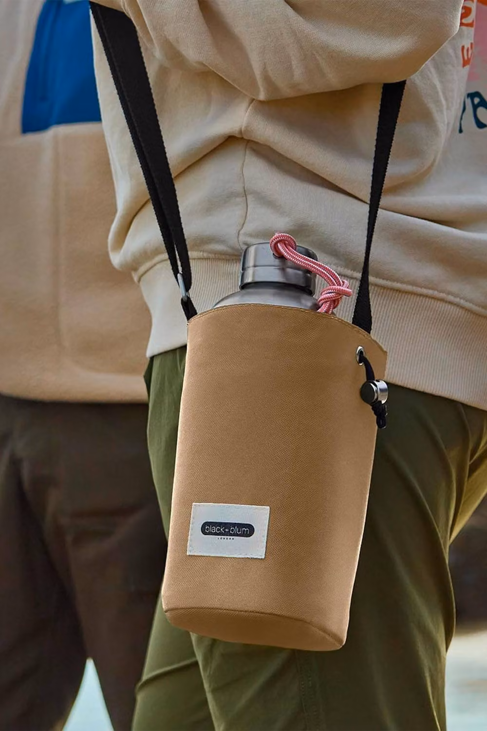 Black + Blum Insulated Polyester Bottle Bag in Brown and Black – 2