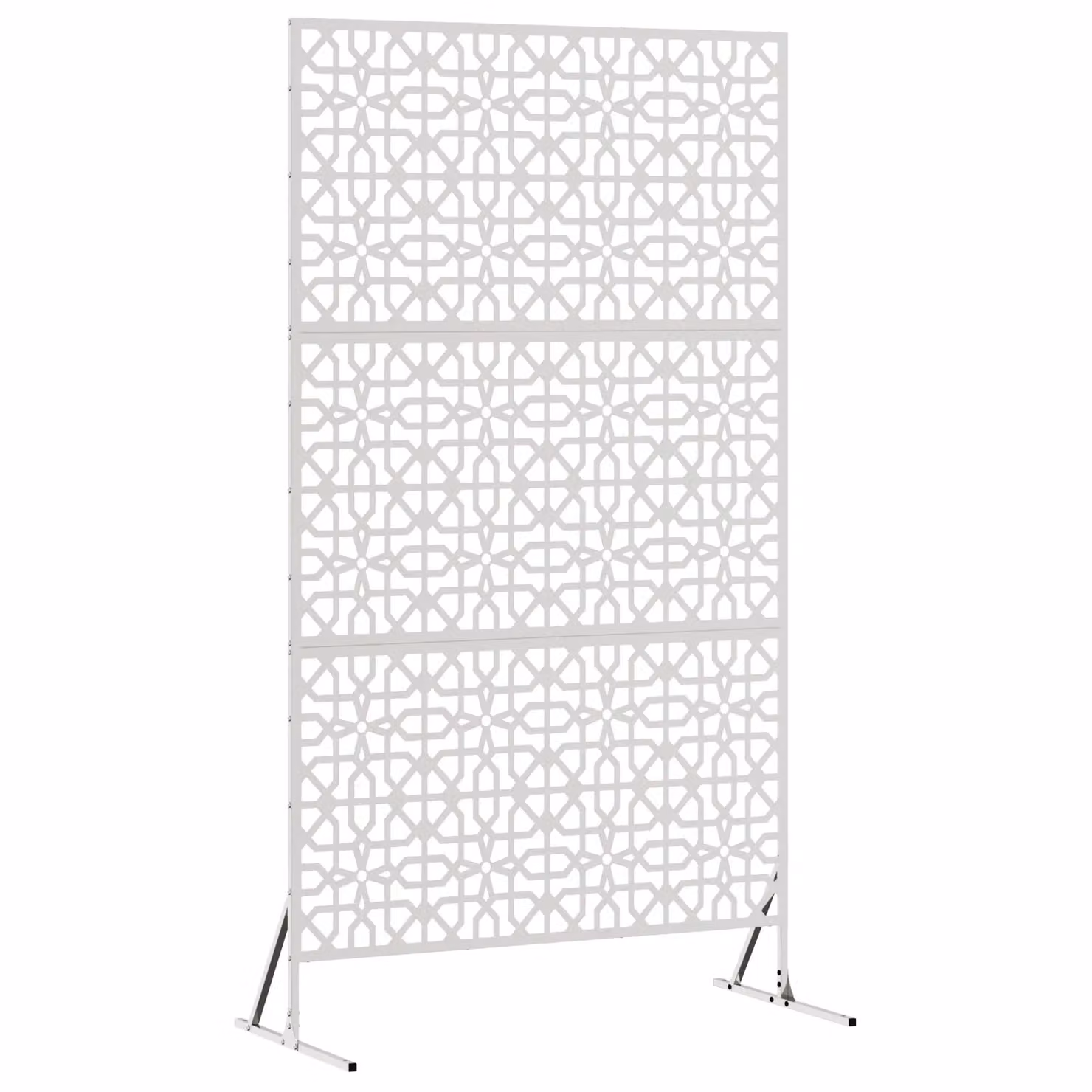 Berkfield Home Silver Stainless Steel Privacy Screen, W: 100 cm, D: 50 cm, H: 180 cm – 2