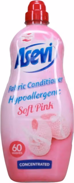 Asevi Fabric Conditioner, Pink, 1.38l