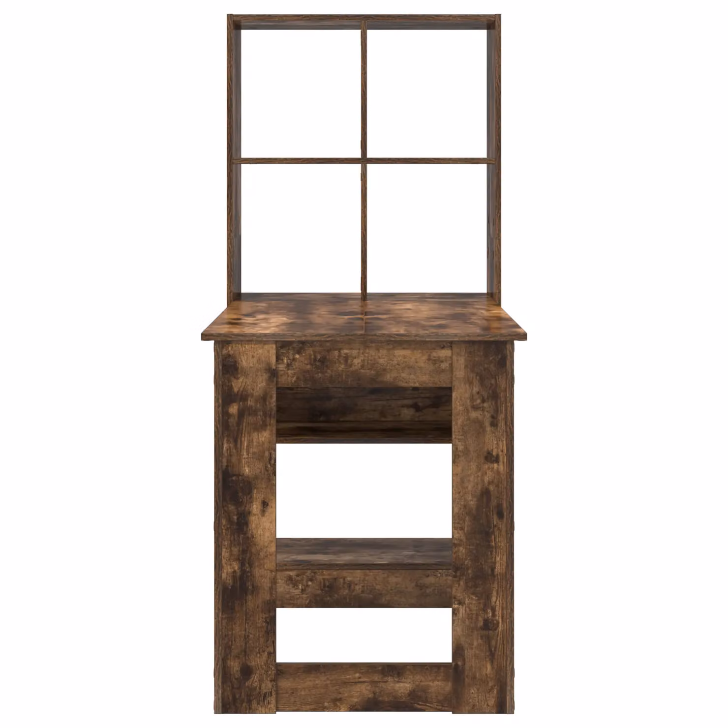Berkfield Home Modern Smoked Oak Writing Desk in Brown, W: 122 cm, D: 67 cm, H: 145 cm – 3