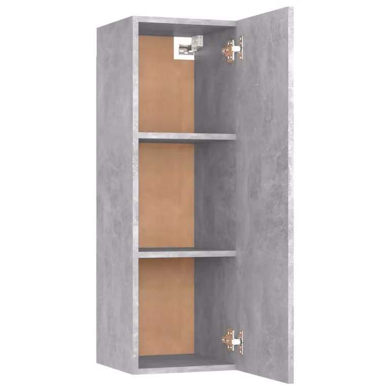 Berkfield Home Modern TV Cabinet in Concrete Grey, MDF, W: 30.5 cm, D: 30.0 cm, H: 90.0 cm